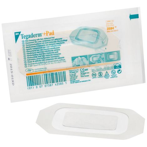 Buy 3M Tegaderm Pad Film Dressing With Non-Adherent Pad