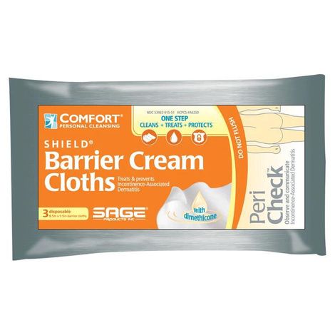 Buy Sage Comfort Shield Barrier Cream Cloth with Dimethicone
