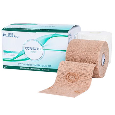 Buy Andover Co-Flex UBZ Zinc Two Layer Compression Bandage with Medicated Foam