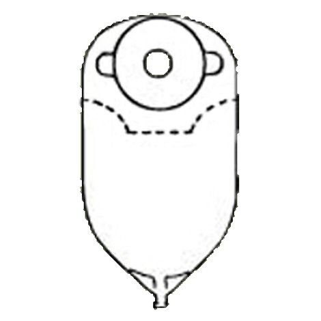 Buy Nu-Hope NuFlex Round One Piece Urinary Precut Flutter Valve Flat Ostomy Pouch