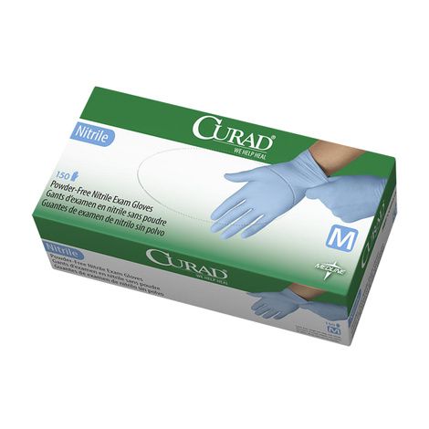 Buy Medline Curad Powder-Free Textured Nitrile Exam Gloves
