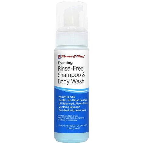 Buy Pharma-C-Wipes Foaming Rinse-Free Shampoo and Body Wash