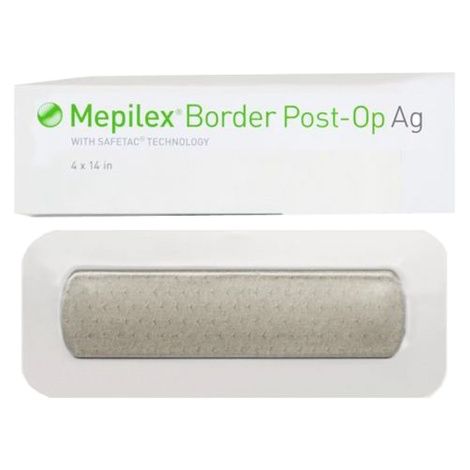 Buy Molnlycke Mepilex Border Post Op Ag Foam Dressing