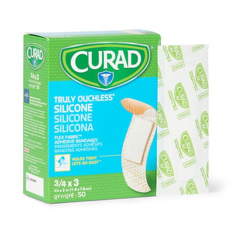 Buy Medline CURAD Silicone Adhesive Bandages