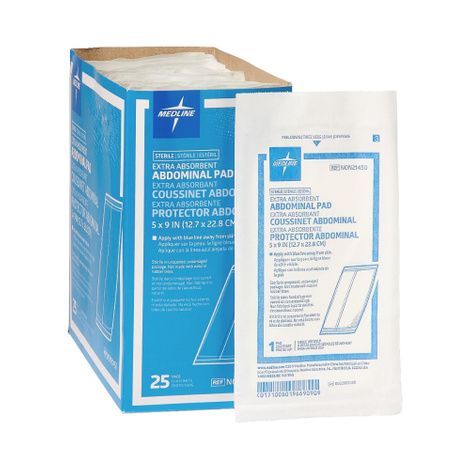 Buy Medline Super Absorbent Sterile Abdominal Pads