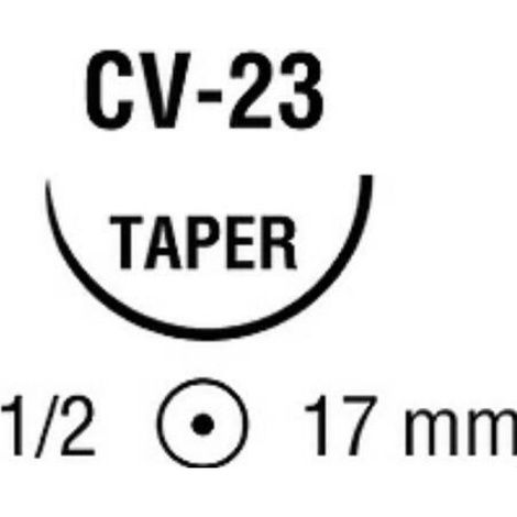 Buy Medtronic Taper Point 30 Inch Suture with Needle CVF-23